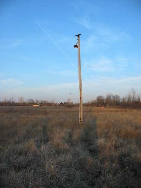 Motor City Dragway - Speaker Tower Photo From Water Winter Wonderland (newer photo)